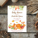 Search for autumn baby shower invitations Fall