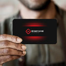 Search for black red business cards Designer