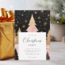 Search for golden christmas invitations Watercolor