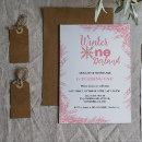 Search for winter onderland invitations Pink
