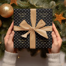 Search for black and white polka dot wrapping paper Elegant