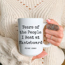 Search for skateboarding mugs Funny