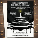 Search for sleek invitations Black and white