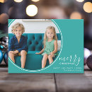 Search for teal christmas cards Modern