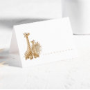 Search for safari place cards Giraffe