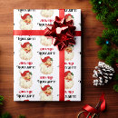 Search for face christmas wrapping paper Old fashioned