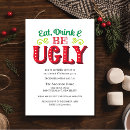 Search for funny christmas invitations Ugly