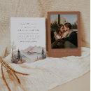 Search for outdoor save the dates Pine tree
