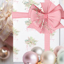Search for pink poinsettia wrapping paper Feminine girly