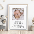 Search for elegant birth announcement cards Classic