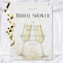 Search for champagne glass bridal shower invitations Simple
