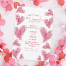 Search for valentines day party invitations February 14th