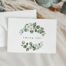 Search for eucalyptus wedding thank you cards Elegant