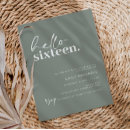 Search for olive green birthday invitations Modern