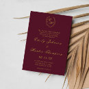 Search for maroon and gold wedding invitations Luxury