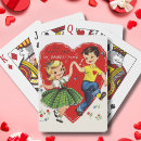 Search for valentines day playing cards Retro