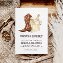 Search for boots and bubbly Rustic chic
