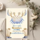 Search for under the sea boy birthday invitations Nautical