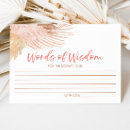 Search for baby shower advice cards Words of wisdom