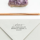Search for return address rubber stamps calligraphy