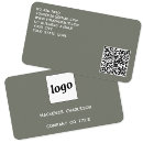 Search for sage green business cards Qr code