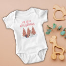 Search for my first christmas baby bodysuits Baby girl