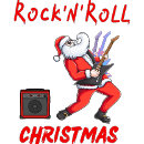 Search for rock and roll christmas tshirts Guitar
