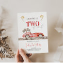 Search for red car birthday invitations Race