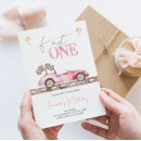Search for race car 1st birthday invitations Vintage