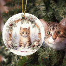 Search for tabby christmas tree decorations Orange tabby cat