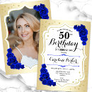 Search for royal blue and gold birthday Elegant