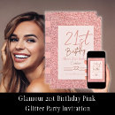 Search for special birthday invitations Glitter