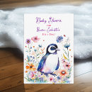 Search for girl penguin invitations Floral