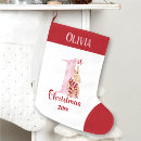 Search for rabbit christmas stockings Pink
