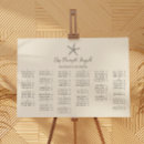 Search for nautical wedding seating charts Starfish