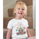 Search for sloth birthday tshirts Wild