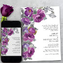 Search for plum and grey wedding invitations Elegant