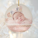 Search for baby girl christmas tree decorations newborn photo