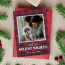 Search for silent night invitations Red