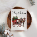 Search for carriage christmas cards Holly