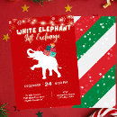 Search for white elephant christmas invitations Family christmas party