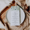 Search for greenery wedding menus Watercolor
