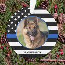 Search for law enforcement christmas tree decorations Thin blue line