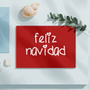 Search for feliz navidad postcards Red