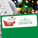 Search for sleigh return address labels Santa