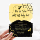 Search for bumble bee gender reveal invitations What will baby bee