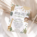 Search for jungle gender reveal invitations Boy or girl