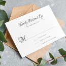 Search for classic wedding rsvp cards Simple