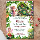 Search for enchanted garden birthday invitations Magical fairy party