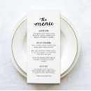 Search for elegant dinner menus Black and white